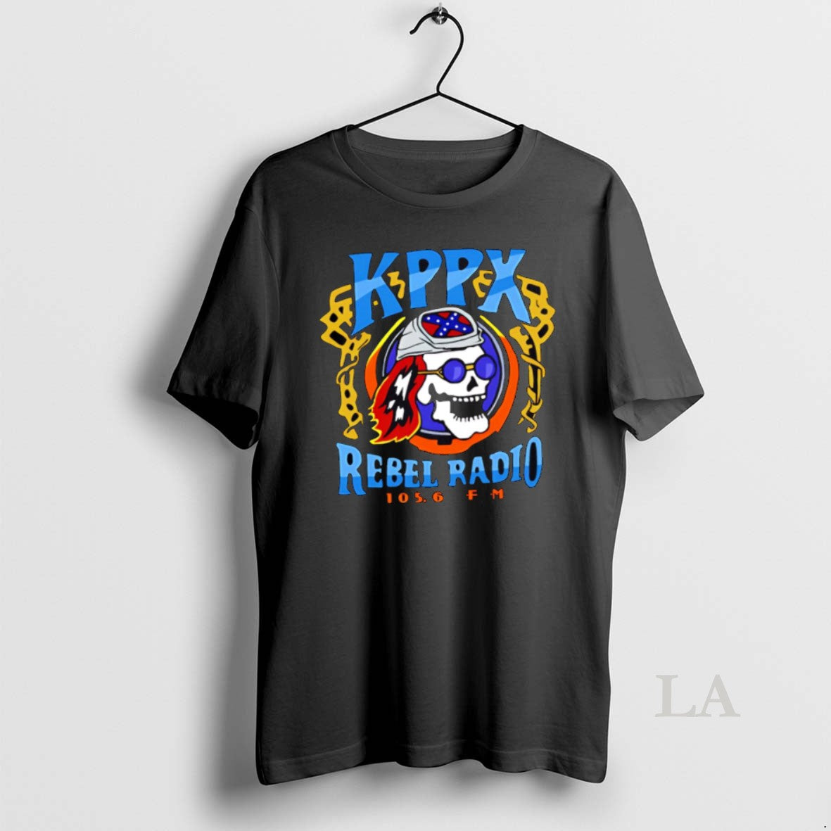 Original Kppx Rebel Radio Skull Movies - clothing by TeeHivey.com