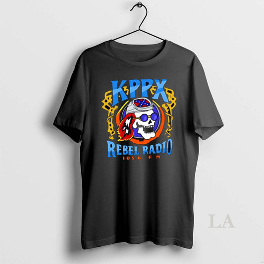Original Kppx Rebel Radio Skull Movies - clothing by TeeHivey.com