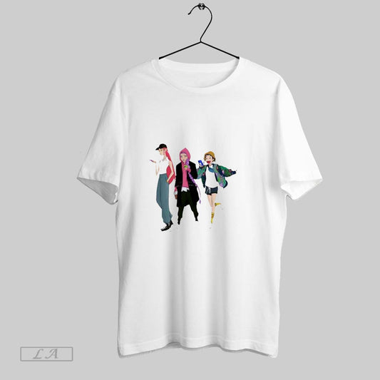 Original Kpop Demon Hunters Huntr X Off Duty Youth T Shirt