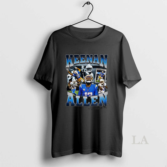 Original Keenan Allen Los Angeles Chargers Football Player Collage Vintage - clothing by TeeHivey.com