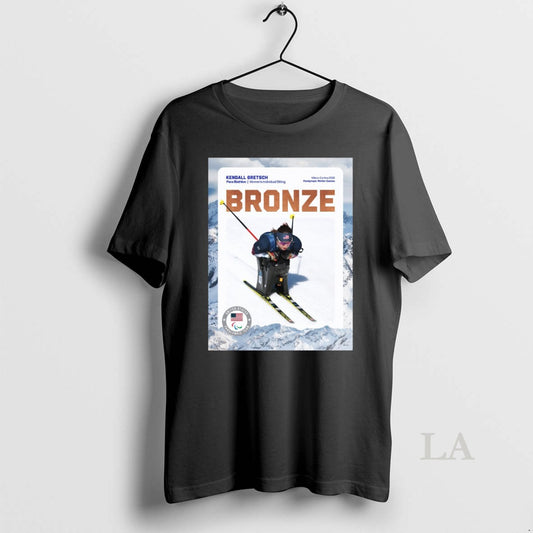Original Kendall Gretsch Para Biathlon Womens Individual Sitting Paralympic Winter Games Bronze Medal