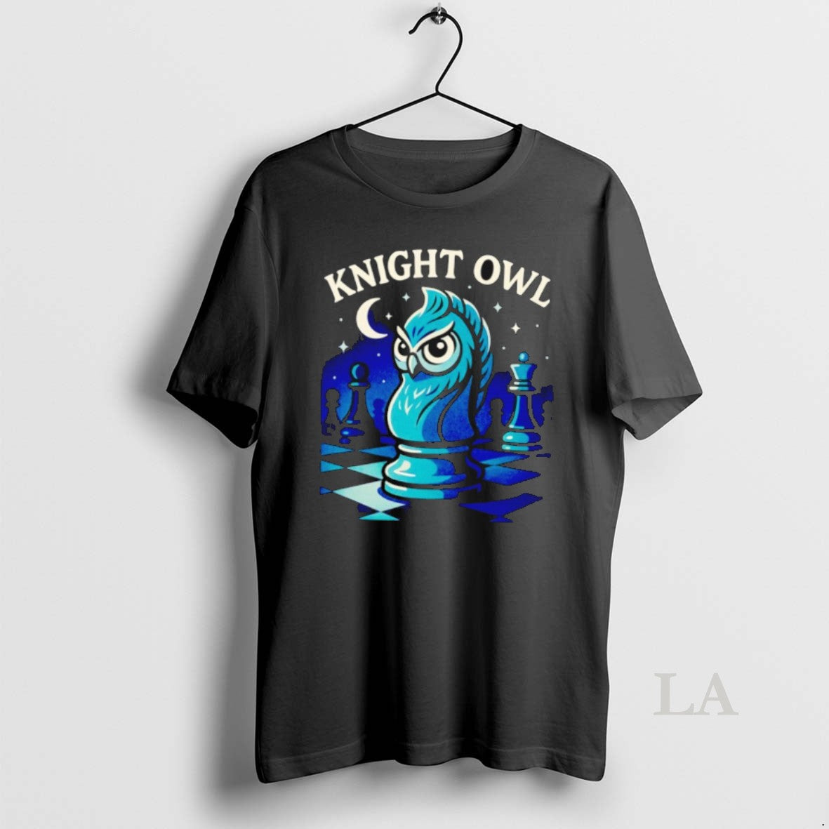 Original Knight Owl Chess - clothing by TeeHivey.com