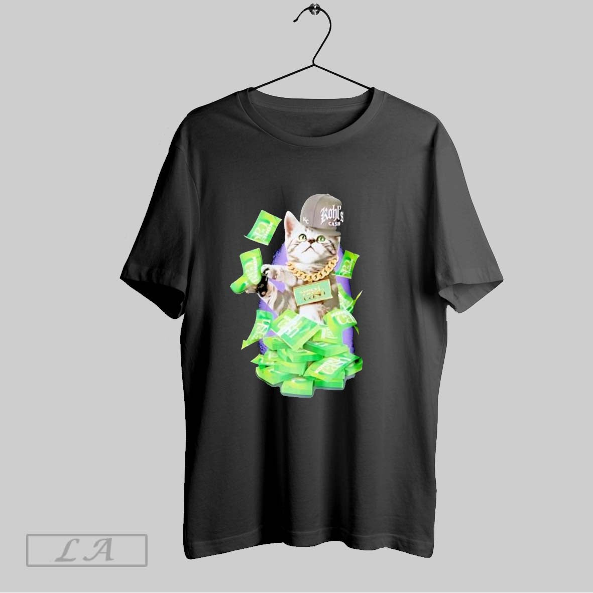 Original Kohls Cash Kitty Graphic Funny Cat T Shirt