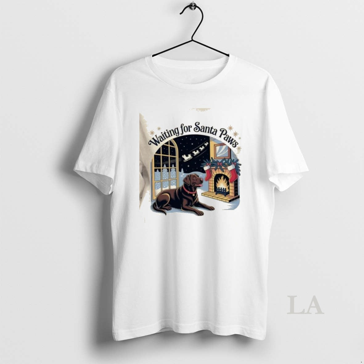 Original Labrador Santa Paws Christmas - clothing by TeeHivey.com