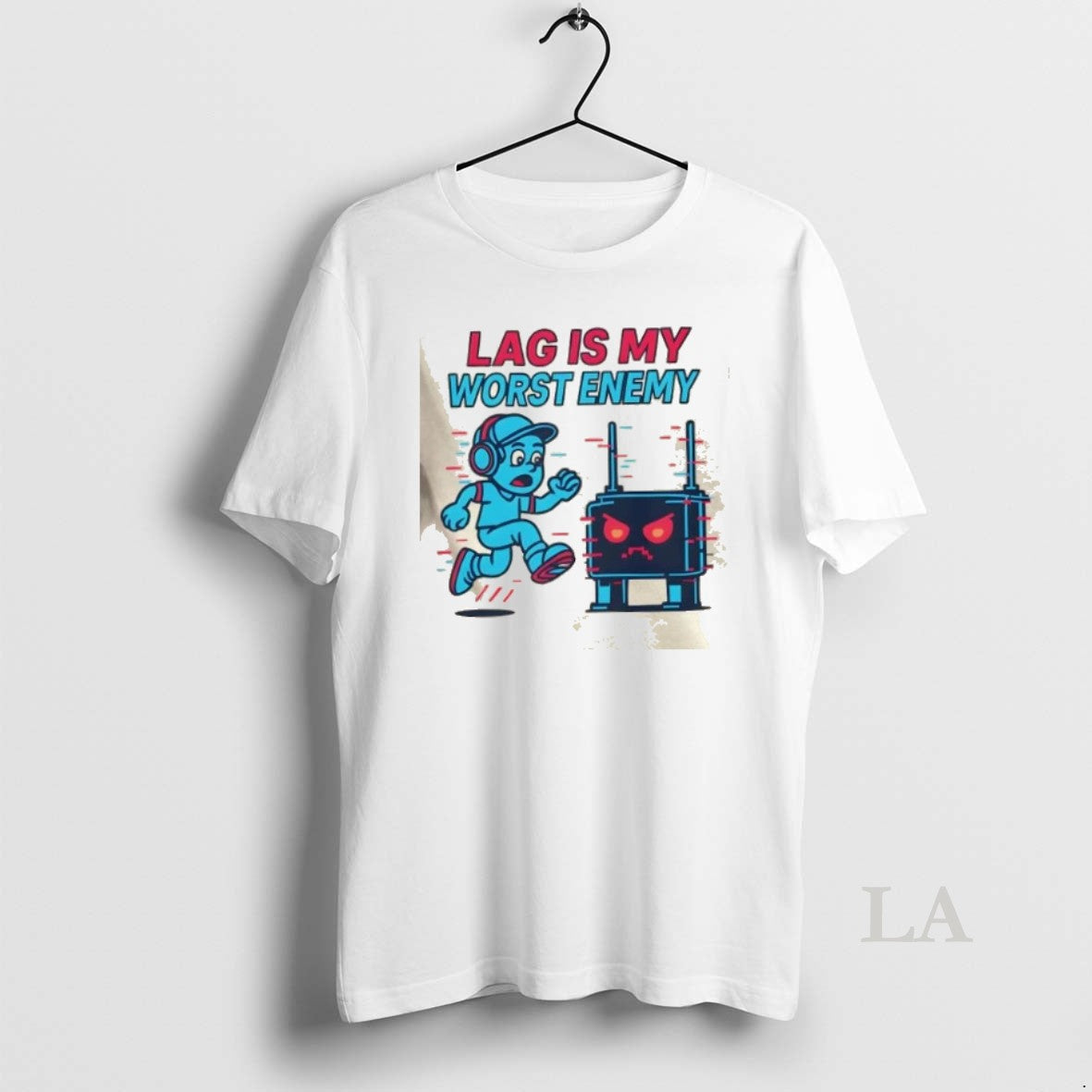 Original Lag Is My Worst Enemy Cartoon - clothing by TeeHivey.com