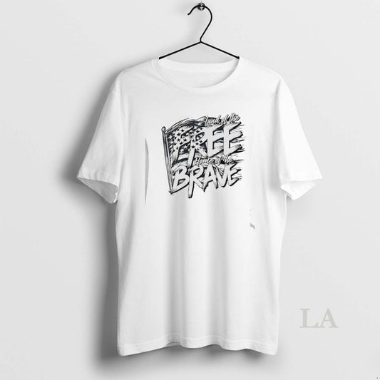Original Land Of The Free Home Of The Brave American Flag - clothing by TeeHivey.com