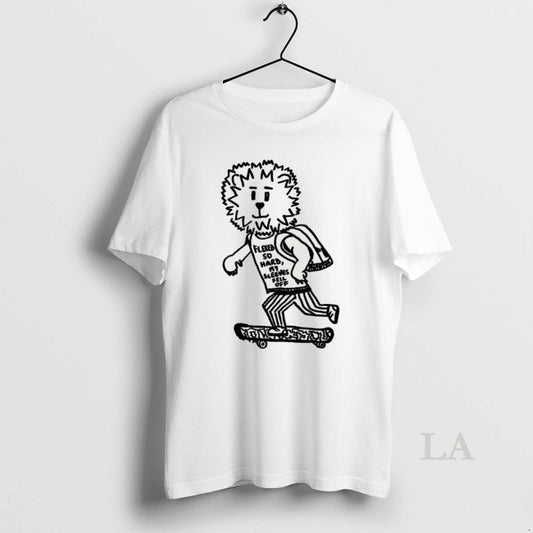 Original Leo Zodiac Lion On Skateboard - clothing by TeeHivey.com