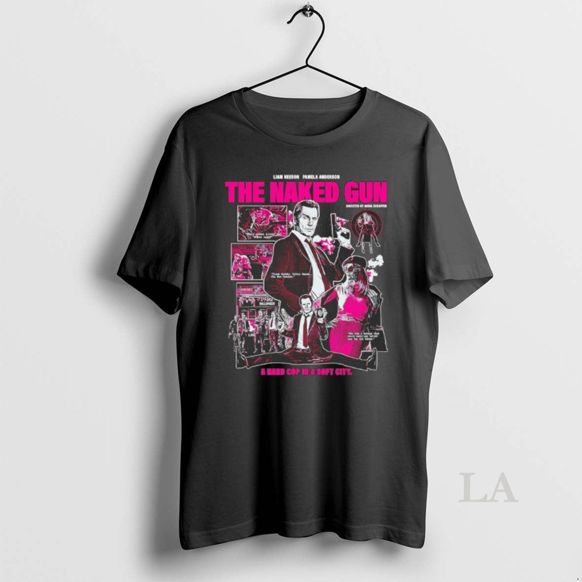 Original Liam Neeson Pamela Anderson The Naked Gun - clothing by TeeHivey.com