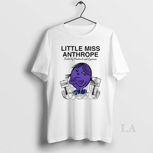Original Little Miss Anthrope Fueled Mistrust And Cynicism - clothing by TeeHivey.com