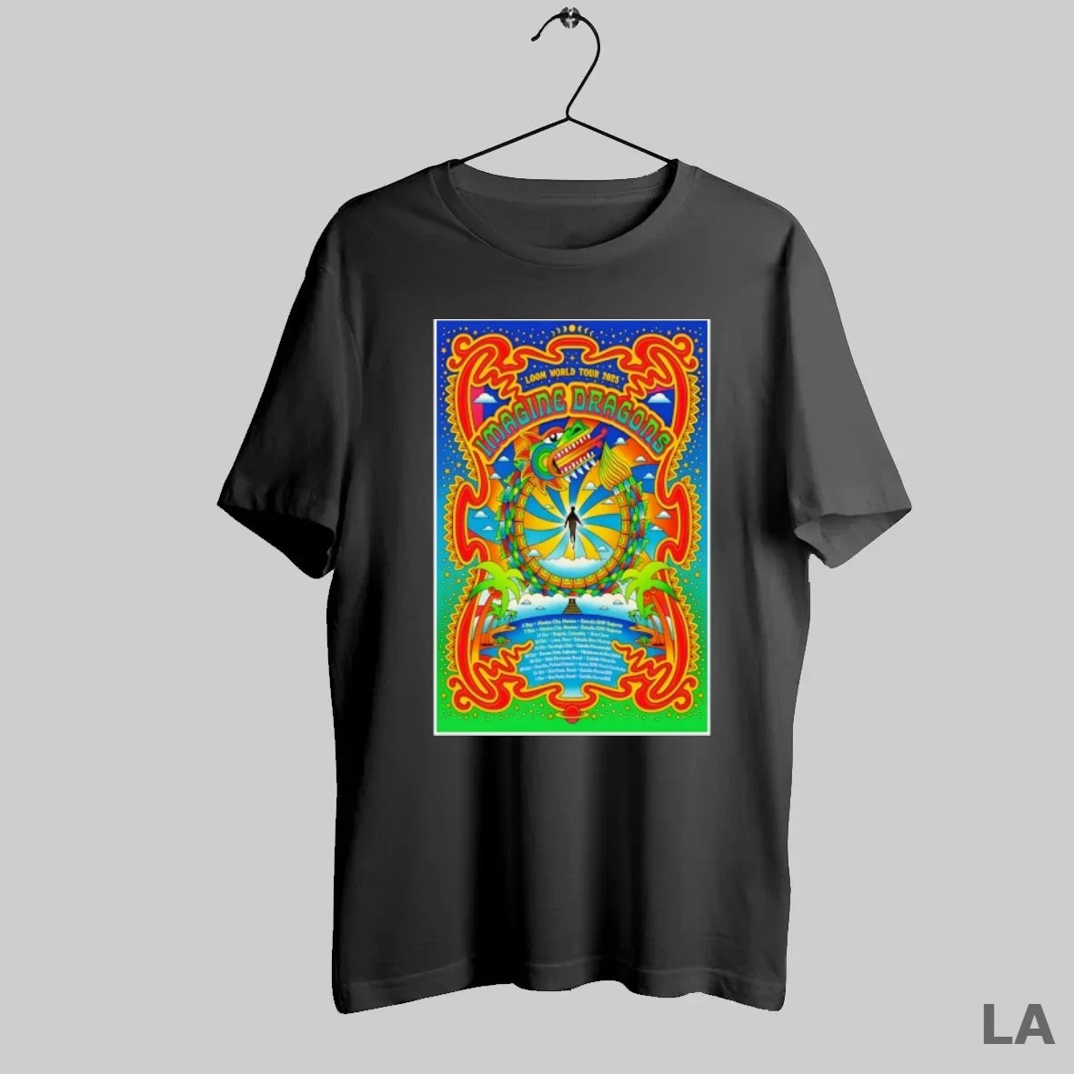 Original Loom World Tour 2025 Imagine Dragons - clothing by TeeHivey.com