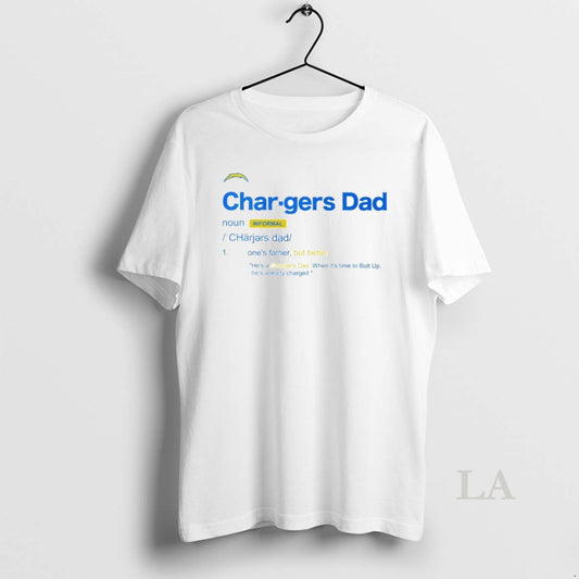 Original Los Angeles Chargers Dad Definition Ornaments - clothing by TeeHivey.com