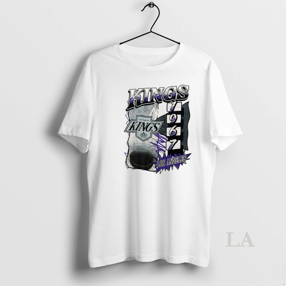 Original Los Angeles Kings Hockey 1976 Natural Vintage - clothing by TeeHivey.com