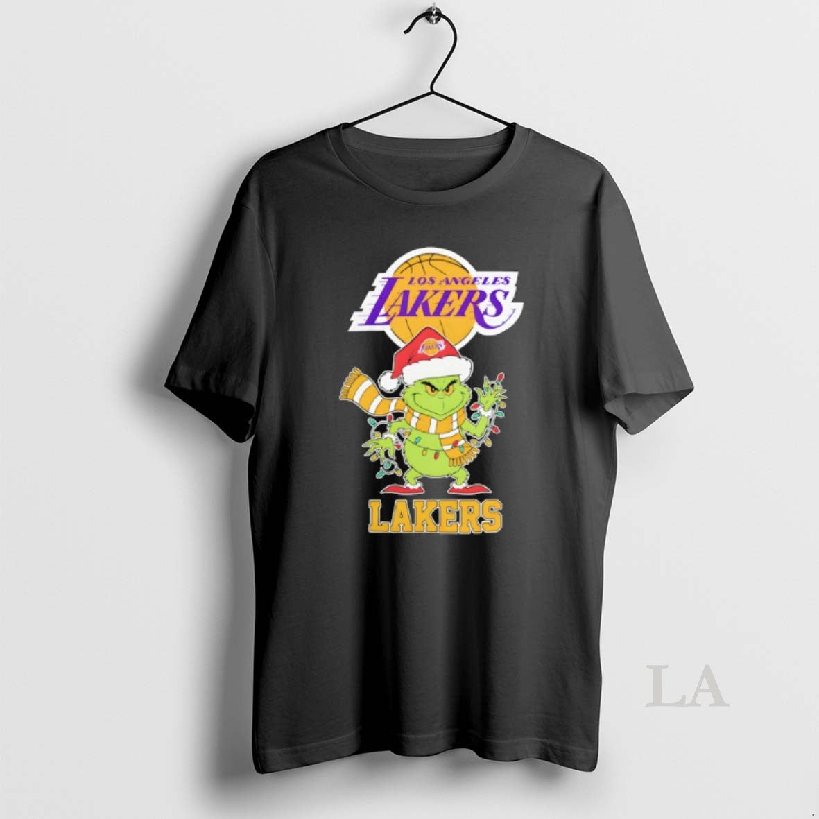 Original Los Angeles Lakers Christmas Grinch Santa Holiday - clothing by TeeHivey.com