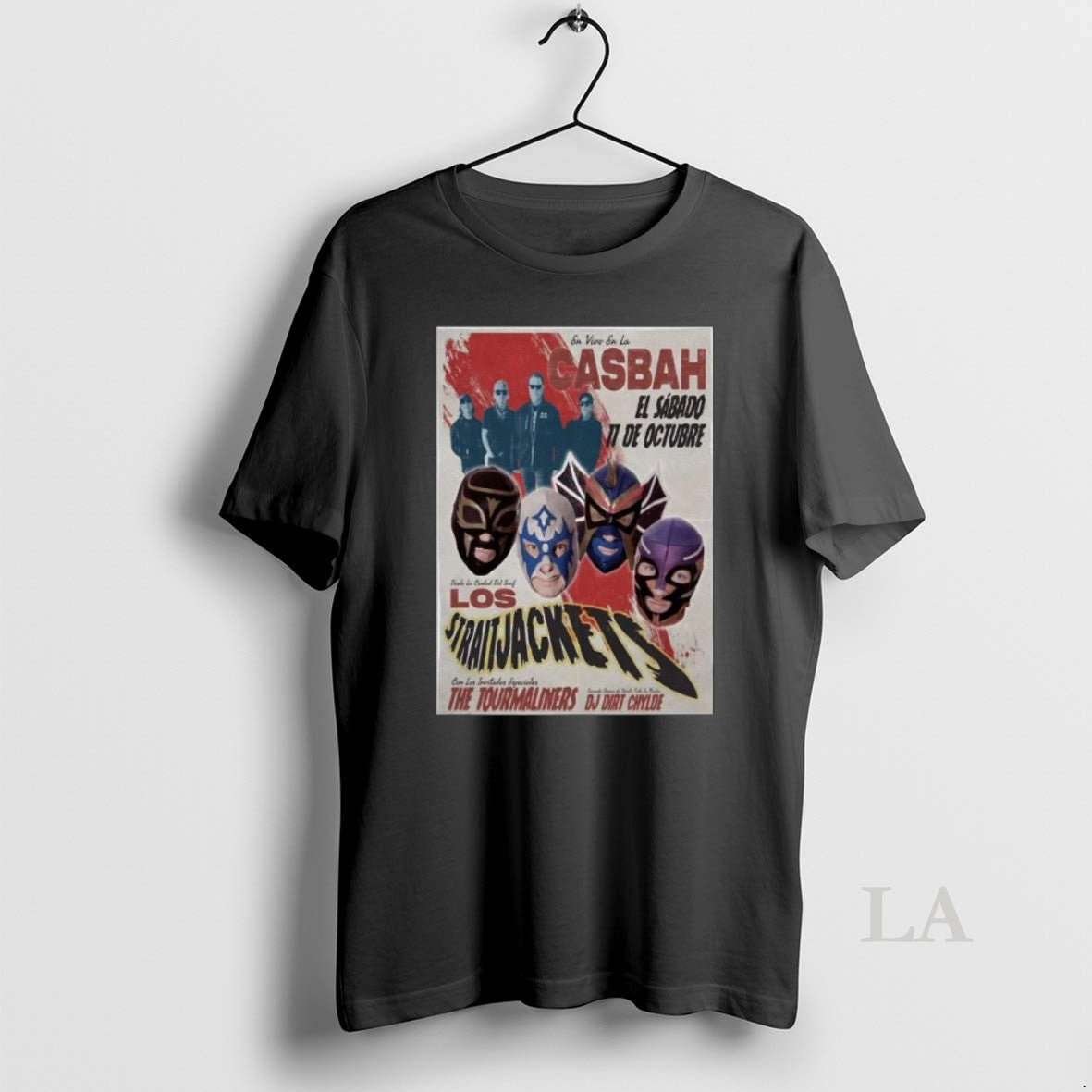 Original Los Straitjackets With The Tourmaliners October 11 2025 San Diego Event Long Sleve - clothing by TeeHivey.com