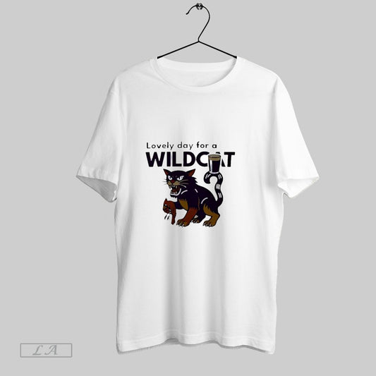 Original Lovely Day For A Wildcat T Shirt