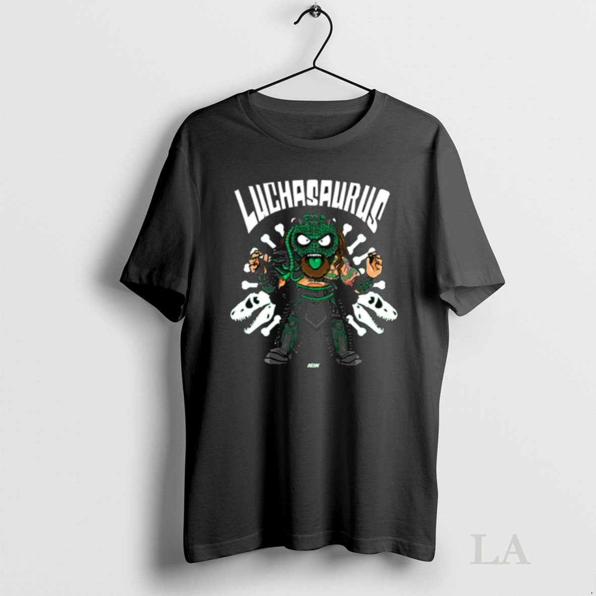 Original Luchasaurus Back From Long Sleve