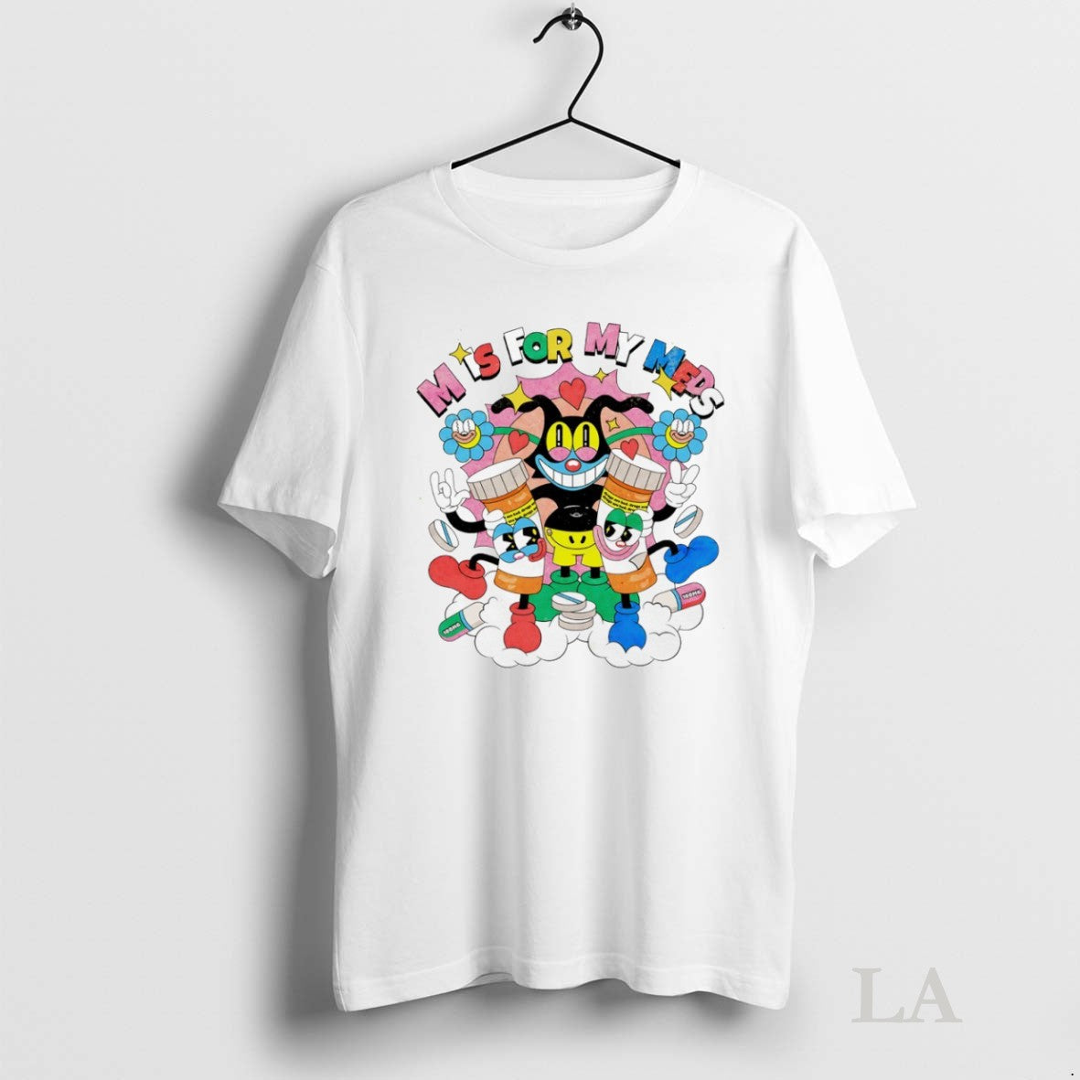 Original M Is For My Meds Art - clothing by TeeHivey.com
