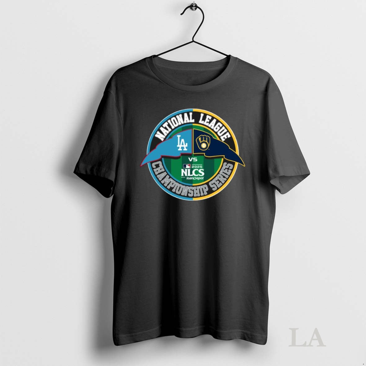 Original Mlb Los Angeles Dodgers Vs Milwaukee Brewers 2025 Nlcs Matchup - clothing by TeeHivey.com