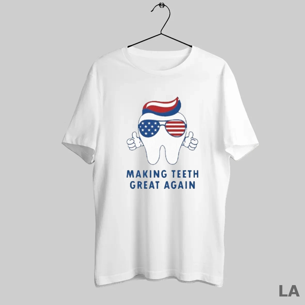Original Make Teeth Great Again America Flag - clothing by TeeHivey.com