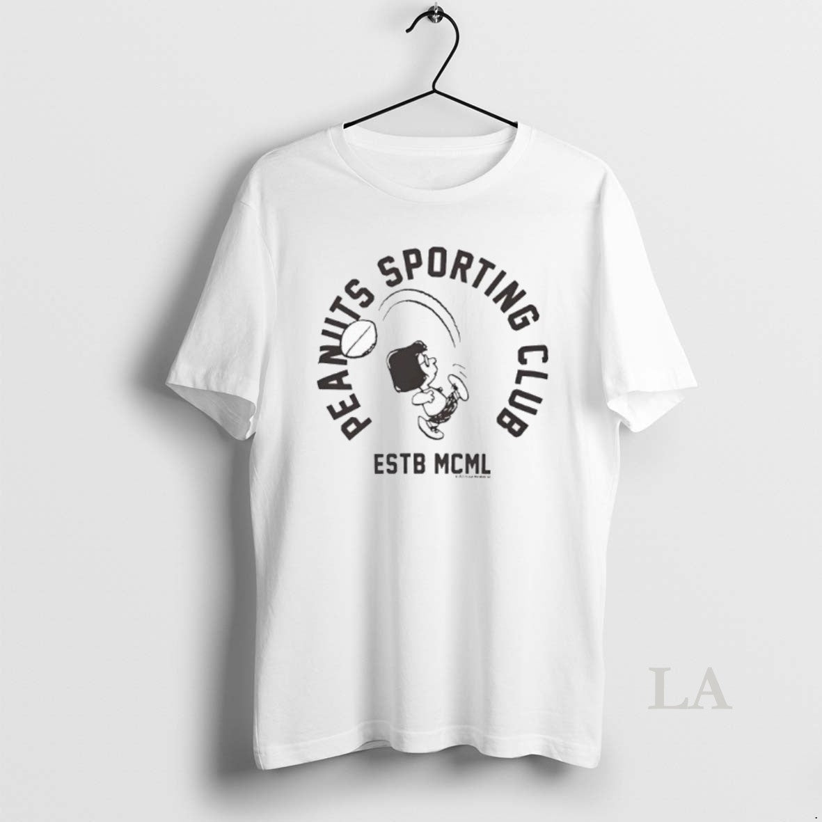 Original Marcie Peanuts Sporting Club Ringer Estb Mcml - clothing by TeeHivey.com
