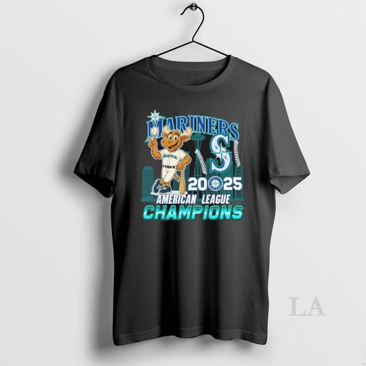 Original Mariner Moose Seattle Mariners 2025 American League Champions - clothing by TeeHivey.com