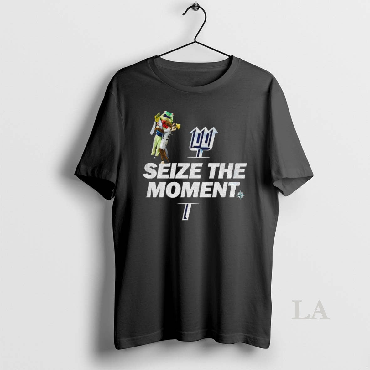 Original Mariner Moose Hug Humpy Salmon Trident Seattle Mariners Seize The Moment - clothing by TeeHivey.com