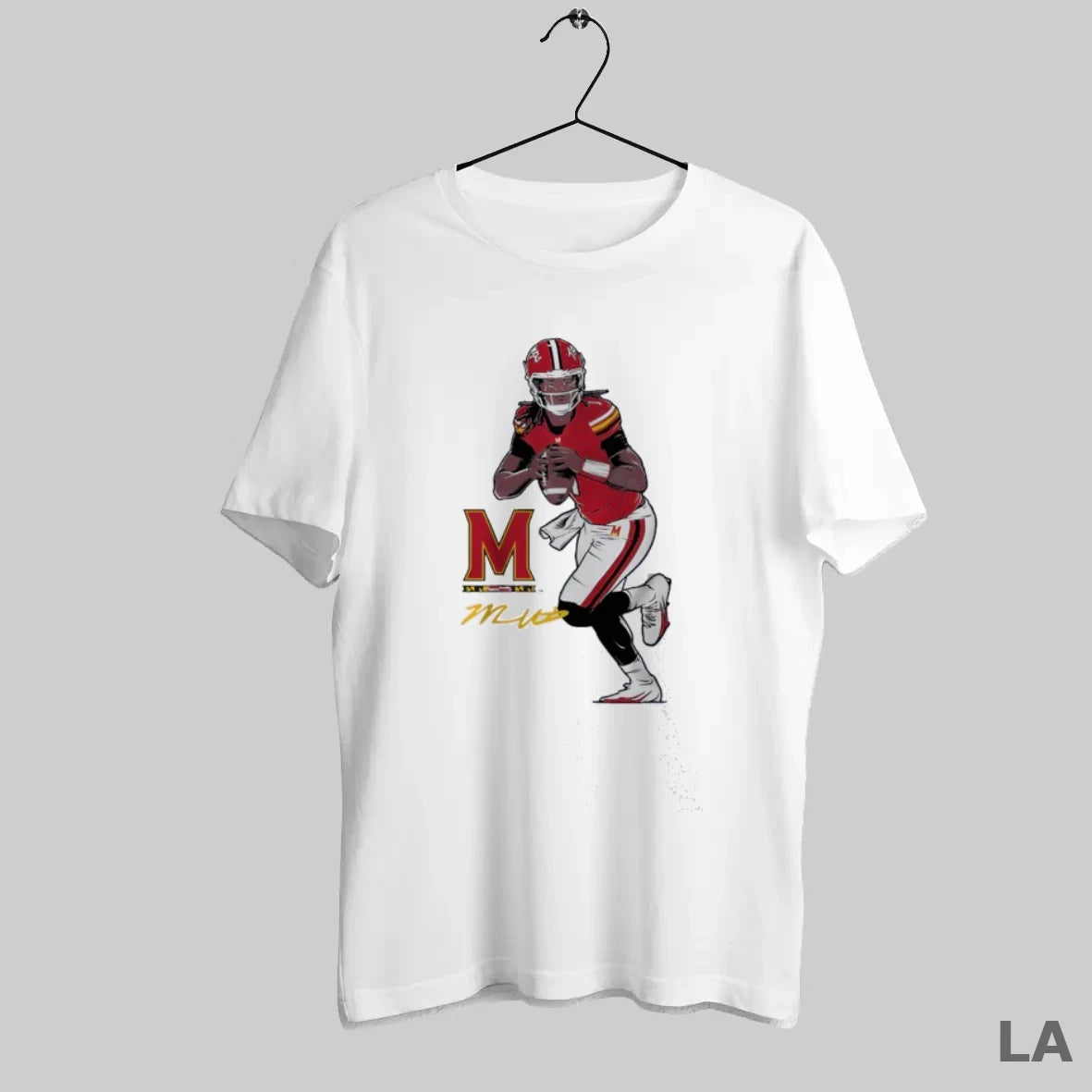 Original Maryland Football Malik Washington Superstar Pose Signature - clothing by TeeHivey.com