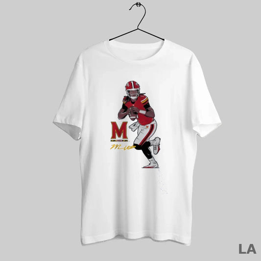 Original Maryland Football Malik Washington Superstar Pose Signature - clothing by TeeHivey.com