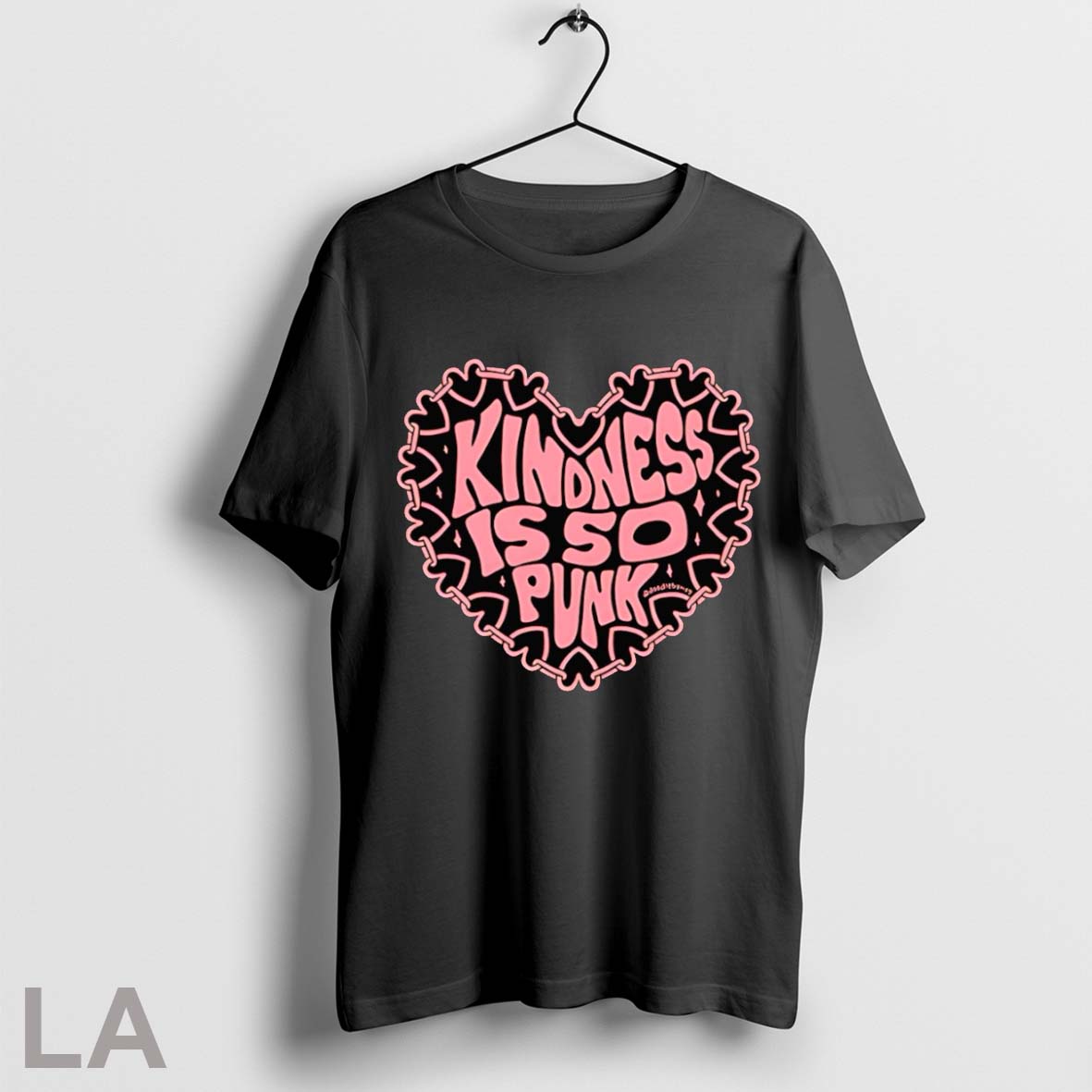 Original Meghan Wallace Kindness Is So Punk Heart T Shirt