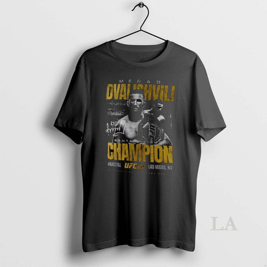 Original Merab Dvalishvili Ufc 320 Bantamweight Champion Signature Vintage - clothing by TeeHivey.com