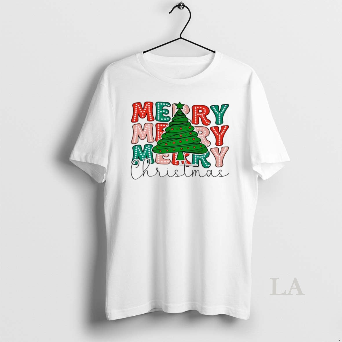 Original Merry Merry Merry Christmas Tree - clothing by TeeHivey.com