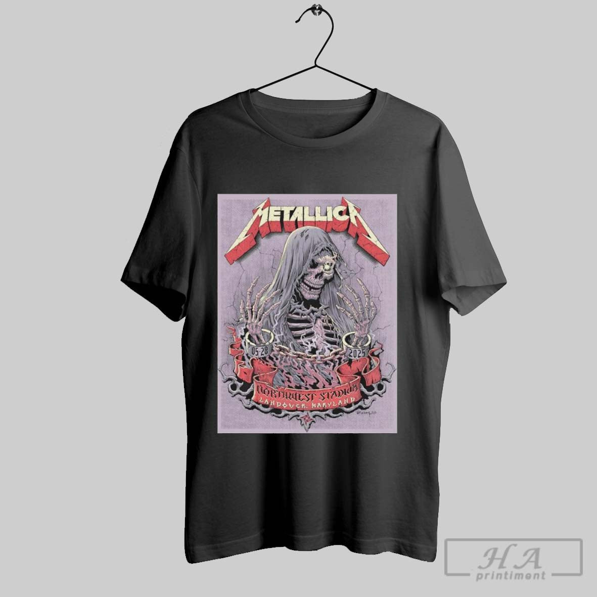 Original Metallica M72 Landover Tour Northwest Stadium Landover Maryland May 28 2025 Poster - clothing by TeeHivey.com