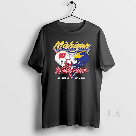 Original Michigan Wolverines Vs Wisconsin Badgers Football 2025 - clothing by TeeHivey.com