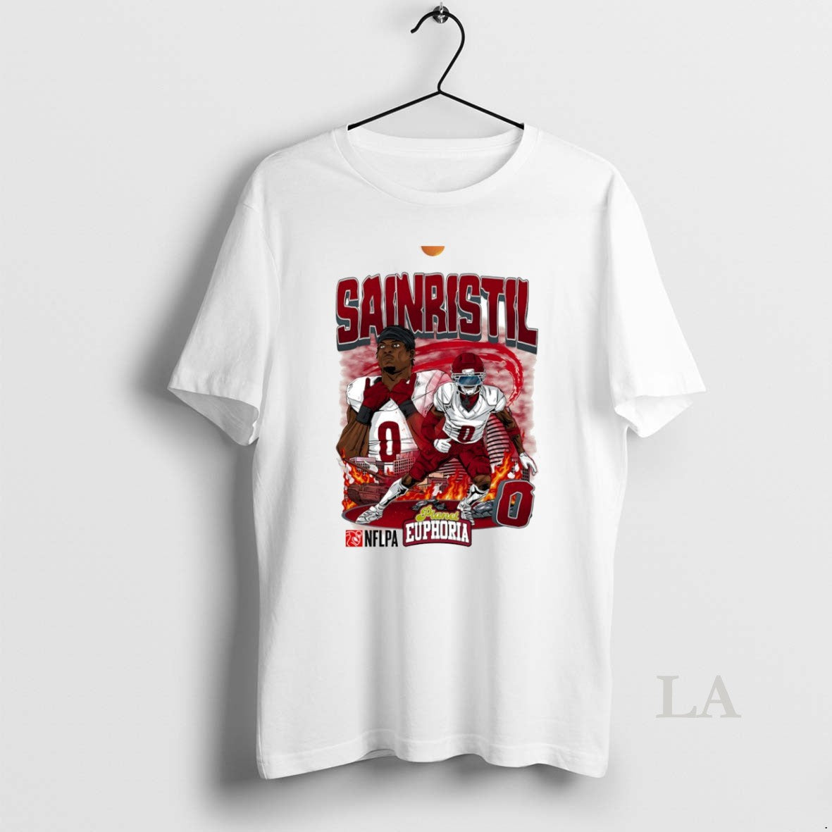 Original Mike Sainristil 0 Washington Commanders Football Comic Circle - clothing by TeeHivey.com
