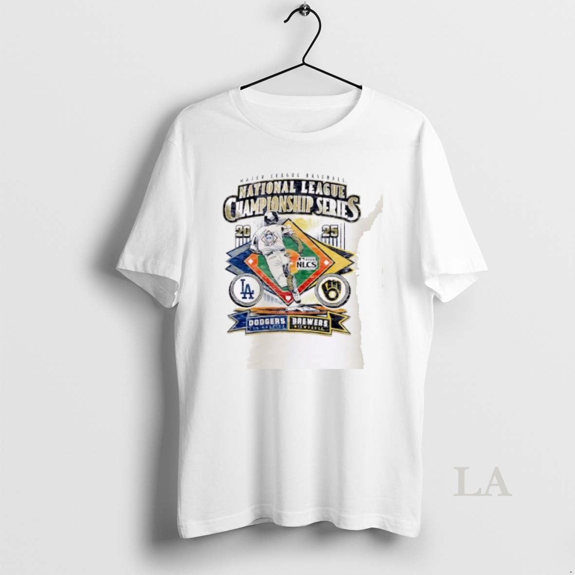 Original Milwaukee Brewers Vs Los Angeles Dodgers 2025 Nlcs Match Up - clothing by TeeHivey.com