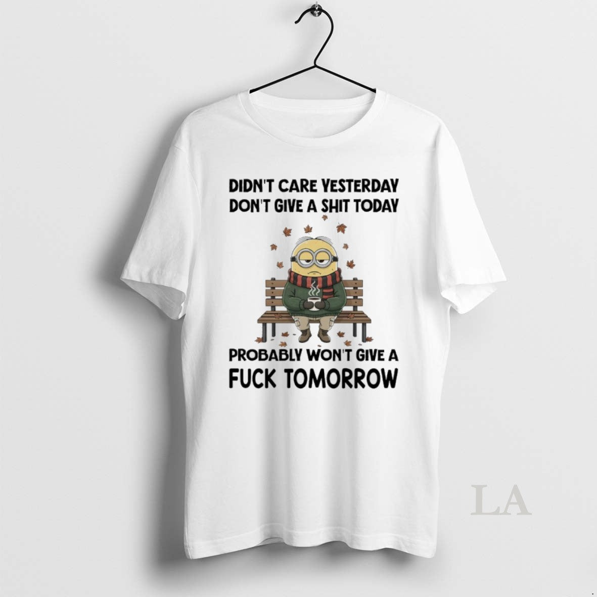Original Minions Halloween Didnt Care Yesterday Dont Give A Shit Today Probably Wont Give - clothing by TeeHivey.com