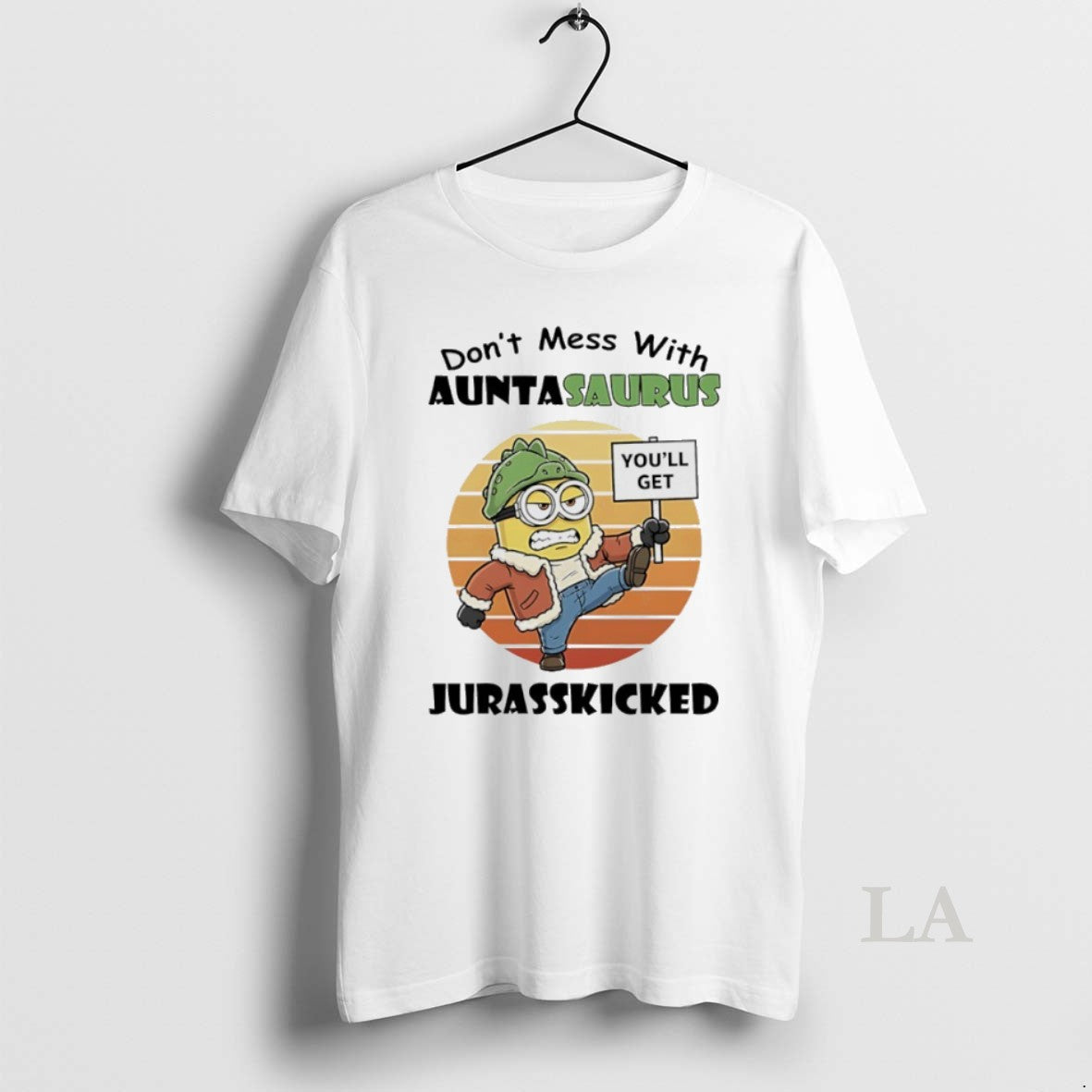 Original Minions Dont Mess With Auntasaurus Jurasskicked Vintage - clothing by TeeHivey.com