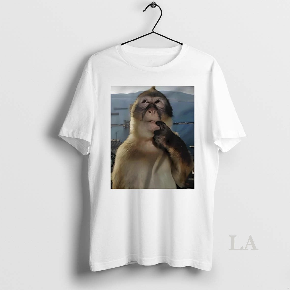 Original Monkey Thinking Meme - clothing by TeeHivey.com