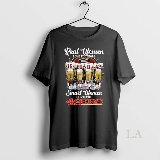 Original Montana Rice Young Lott Real Women Love Football Smart Women Love The San Francisco - clothing by TeeHivey.com