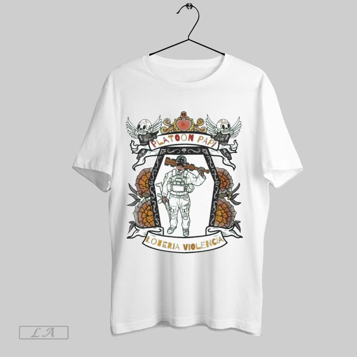Original Muerto Papi Platoon Papi Loteria Violencia - clothing by TeeHivey.com