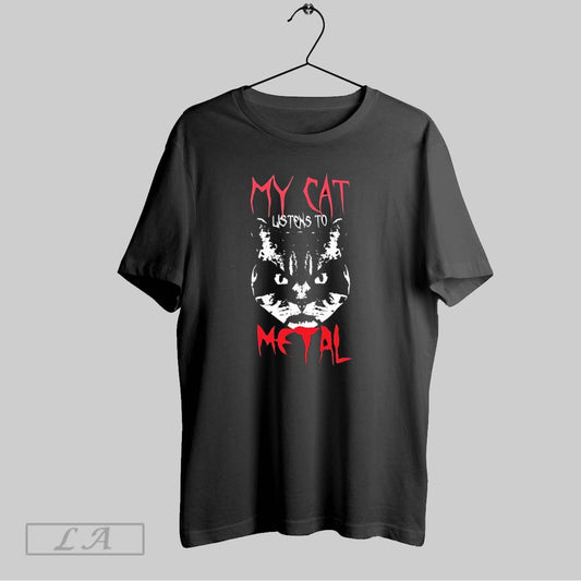 Original My Cat Listen To Metal