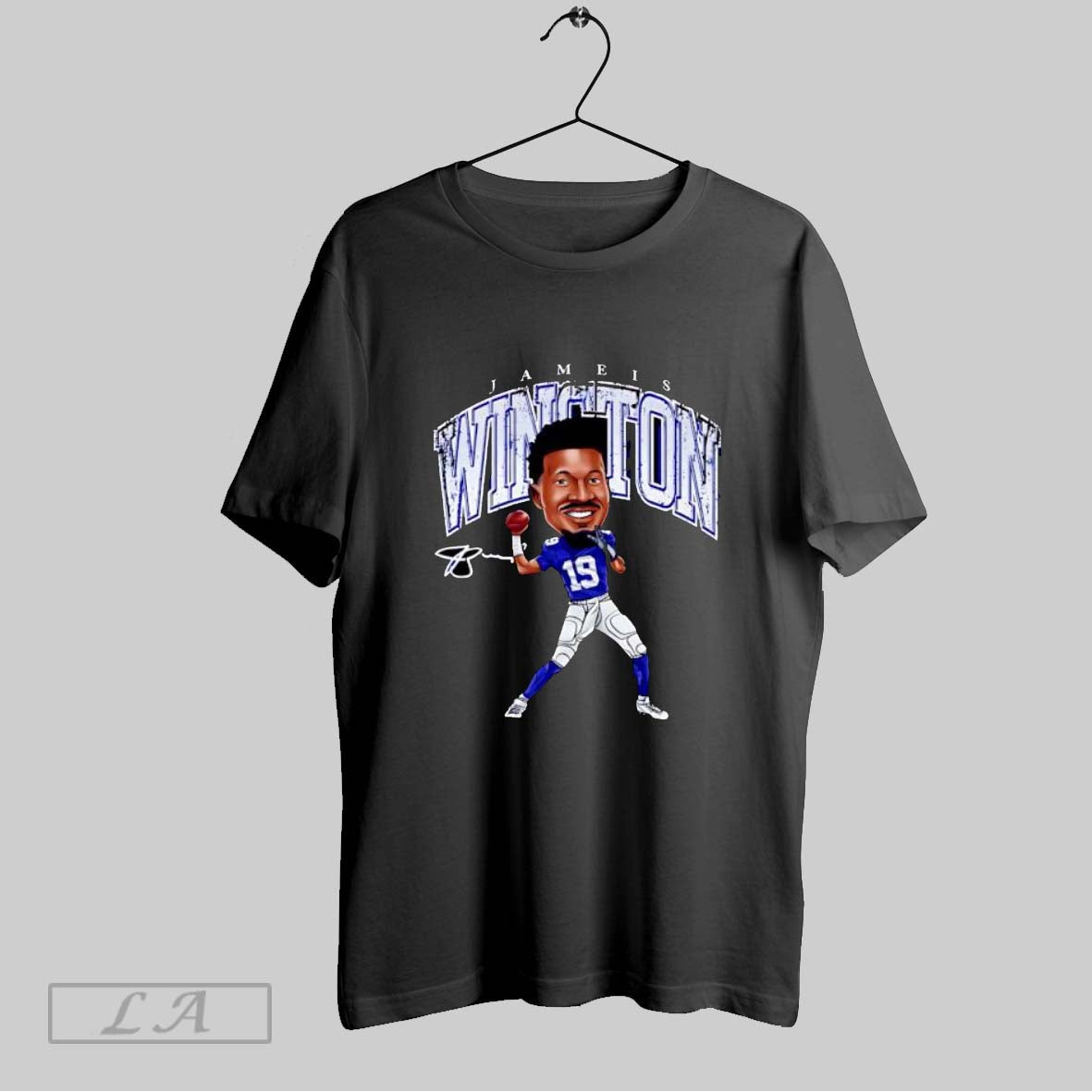 Original New York Giants Jameis Winston Cartoon Signature T Shirt