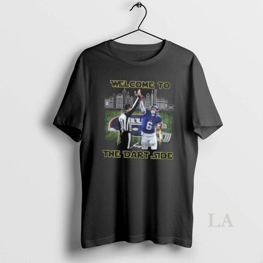Original New York Giants Jaxson Dart And Coach Welcome To Dart Side The Dart Side - clothing by TeeHivey.com