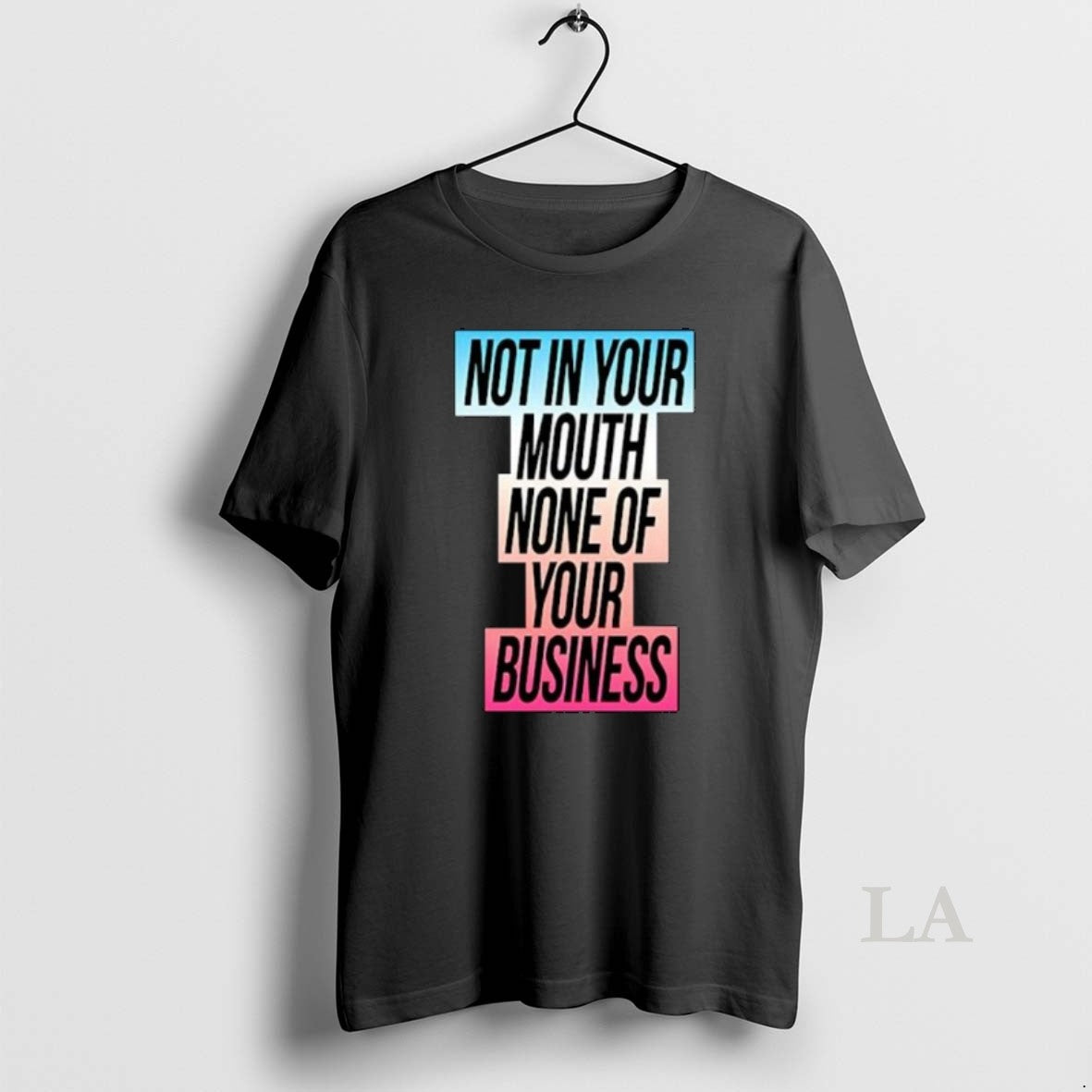 Original Not In Your Mouth None Of Your Business Trans Flag Ornaments - clothing by TeeHivey.com