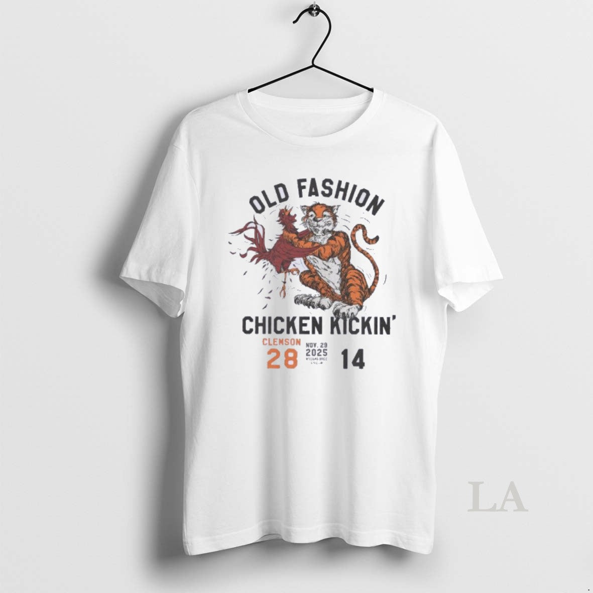 Original Old Fashion Chicken Kickin 2025 Clemson Tigers 28 14 South Carolina Gamecocks - clothing by TeeHivey.com