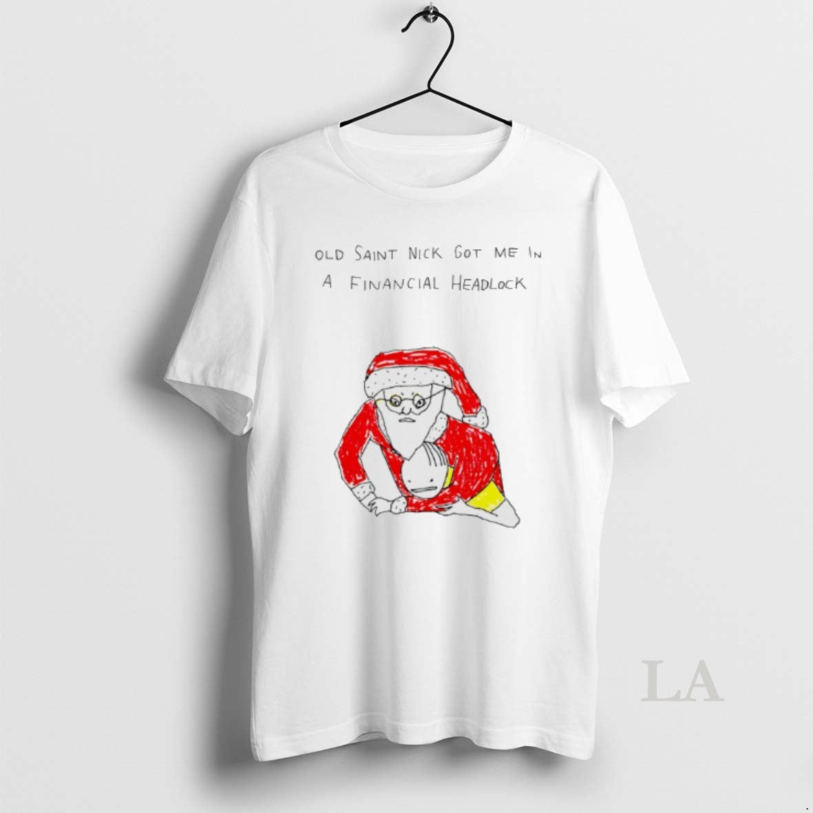 Original Old Saint Nick Got Me In A Financial Chokehold - clothing by TeeHivey.com