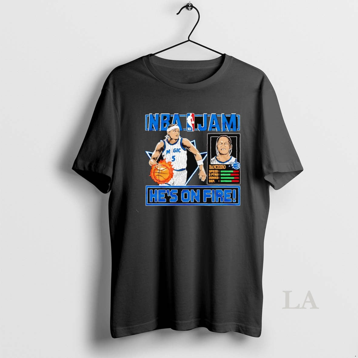 Original Paolo Banchero Hes On Fire Nba Jam Magic - clothing by TeeHivey.com