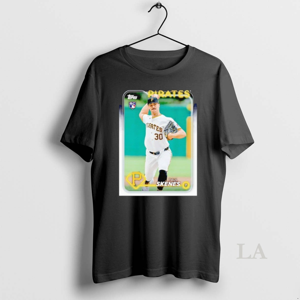 Original Paul Skenes Pittsburgh Pirates Baseball Card - clothing by TeeHivey.com
