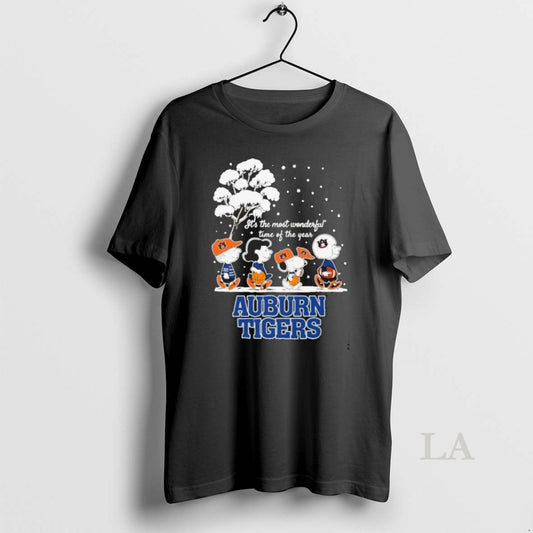 Original Peanuts Auburn Tigers Winter Its The Most Wonderful Time Of The Year 2025 - clothing by TeeHivey.com