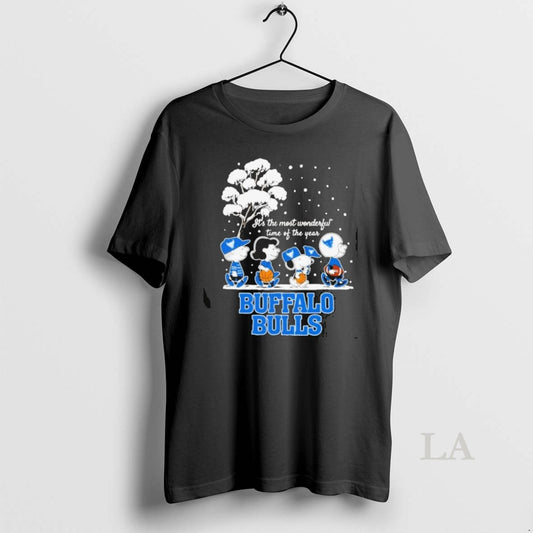 Original Peanuts Buffalo Bulls Winter Its The Most Wonderful Time Of The Year 2025 - clothing by TeeHivey.com